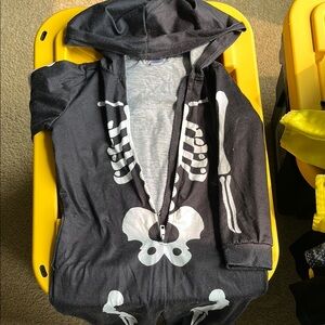 Black Skeleton Kids one piece